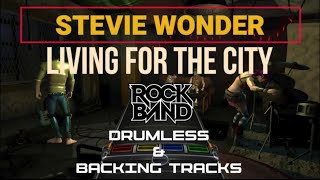 Stevie Wonder  Living for the City  Drumless [upl. by Rebmyk883]