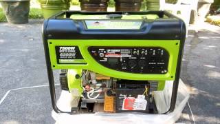 REVIEW Dual Fuel Generator Propane amp Gasoline Smarter Tools GP7500DEB [upl. by Natascha]