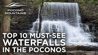 10 MustSee Waterfalls in the Poconos [upl. by Kati]