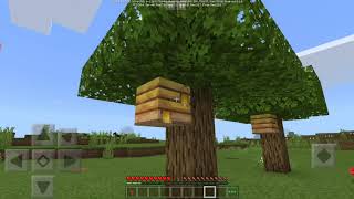 Como pegar mel das abelhas sem elas te atacarem minecraft [upl. by Alrahc]