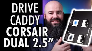 Corsair Dual 25quot SSD Drive Mounting Bracket Review amp Installation [upl. by Nosretep311]