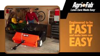 AgriFab 450492 44quot lawn sweeper [upl. by Rora]