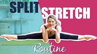 SPLIT  How to get started  Stretch routine for inflexible people [upl. by Rothstein]