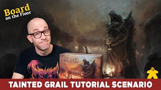 Tainted GrailThe Fall of Avalon Board Game  Tutorial Scenario Rules amp Solo Gameplay [upl. by Jesher430]