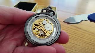 How to Remove the Back from a Pocket Watch by PocketWatchPurveyor [upl. by Samale]