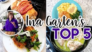 🍗 I MADE INA GARTENS TOP 5 CHICKEN RECIPES 😁 FoodNetwork 🍽 VLOGUST DAY 2 [upl. by Clippard]