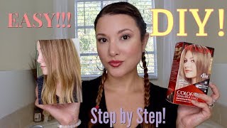 DIY EASY How to Color your Hair at Home using Revlon Colorsilk [upl. by Aleunam]