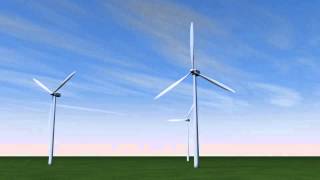 Wind turbine animation [upl. by Valeria42]