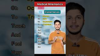 Cranial nerves mnemonic foryou medicalstudent medicose health mbbs [upl. by Spillihp]