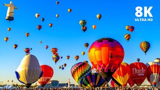 Albuquerque Balloon Fiesta  8K Ultra HD Timelapse [upl. by Limay]