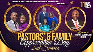 Pastors amp Family Appreciation 2nd Service  December 11 2022 [upl. by Imeaj]