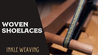 Inkle Woven Shoelaces  How to Tablet Weave [upl. by Johnathon121]