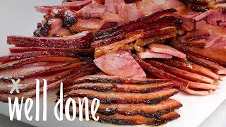 Simple SpiralCut Ham Easiest Way To Carve amp Serve Ham For A Hungry Crowd  Food Hacks  Well Done [upl. by Garret14]