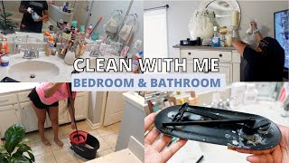 BEDROOM amp BATHROOM CLEAN WITH ME  EXTREME CLEANING MOTIVATION 2022 [upl. by Cavuoto]