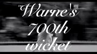 Warnes 700th wicket [upl. by Koch]