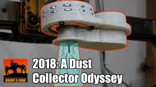 2018 A Dust Collector Odyssey CNC Router [upl. by Yelsnia]