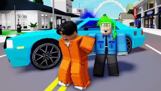 ARRESTING CRIMINALS IN BROOKHAVEN Roblox [upl. by Miche450]