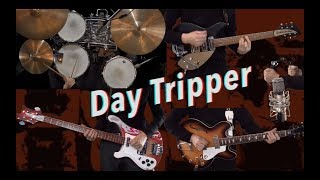 Day Tripper  Instrumental Cover  Guitars Bass Drums and Tambourine [upl. by Nala]