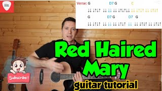 Red Haired Mary guitar tutorial [upl. by Garrison]