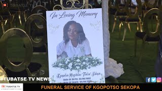 HIGHLIGHTS Funeral Service Of Kgopotso Sekopa TUBATSE TV [upl. by Opal599]