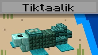 Minecraft  How To Build Tiktaalik [upl. by Janek962]