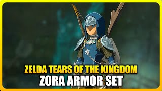 Zelda Tears Of The Kingdom  Zora Armor Set Location Full Set [upl. by Holey]