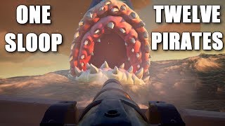 Sea of Thieves  First Encounters with the Kraken Megalodon and More [upl. by Zysk]