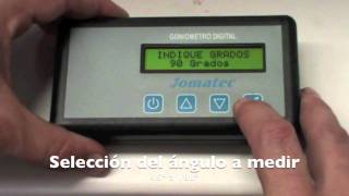 Goniometro digital  Digital angle meter [upl. by Fusco]