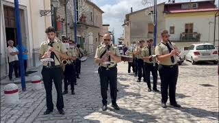 MMangani Candelara marcia militare Orchestra Di Fiati GVerdi Città Di Montesarchio [upl. by Esinwahs]