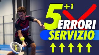 I 51 ERRORI sul SERVIZIO ❌ nel Padel 🎾 Ecco come evitarli  Tutorial Padel Italiano 🇮🇹 [upl. by Sonia]