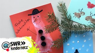 DIYTipp Weihnachtskarten selber basteln [upl. by Liza951]