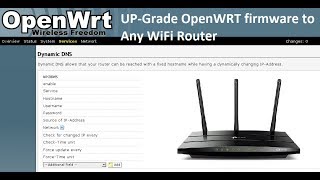 OpenWRT Firmware upgrade to Any WiFi Router [upl. by Yrian]