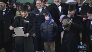 Punxsutawney Phil says well have early spring in Groundhog Day prediction [upl. by Bonucci372]