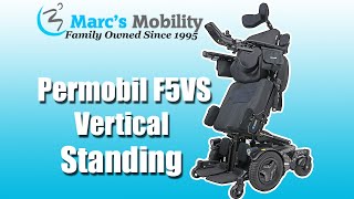 Permobil F5  Vertical Standing in Midnight Patriot  Full Review  5477 [upl. by Dian]