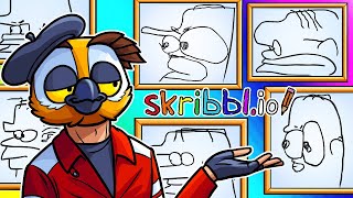 Skribblio Funny Moments  The Art World Gets HOMERD [upl. by Buyer]