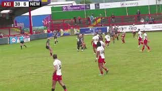 Keighley Cougars v Newcastle Thunder Betfred League One Round 19 Highlights 2024 [upl. by Rezal]