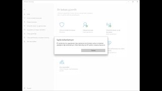 virüs ve tehdit koruması sayfa kullanılmıyor BT hatası çözümü [upl. by Selie198]