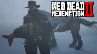 RED DEAD REDEMPTION 2  EL SALMÓN ROJO LEGENDARIO  COMO CAPTURARLO Y SU UBICACIÓN Gameplay [upl. by Rufus48]