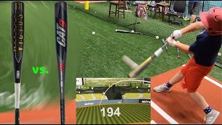 CAT 9 vs Victus Vandal USSSA Exit Speed Comparison [upl. by Cyndi]