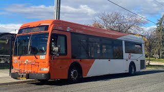 REPAINT MiWay  2012 Orion VII 3G BRT Diesel 1211 Route 51N Tomken to Cardiff [upl. by Roach205]