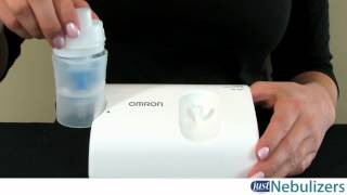 Just Nebulizers Omron CompAir Nebulizer System NEC801 [upl. by Yhtrod]