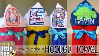 How to Make a Hooded Towel [upl. by Carrel380]