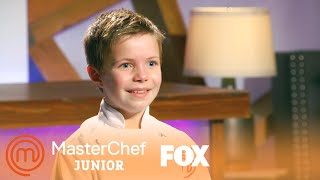 Benis Dessert Makes Gordon Lick His Plate Clean  Season 6 Ep 15  MASTERCHEF JUNIOR [upl. by Lahsram]