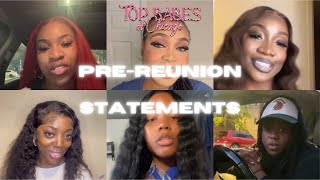 TOP BABES OF CHICAGO  SEASON 2  PREREUNION STATEMENTS [upl. by Oakleil]