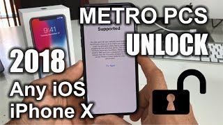 How To Unlock iPhone X From Metro PCS to Any Carrier [upl. by Aileduab]