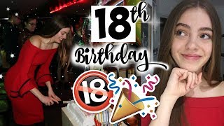 My Cheeky Lil 18th Birthday Party Vlog 2018 🎉 best birthday of my life x [upl. by Limemann]