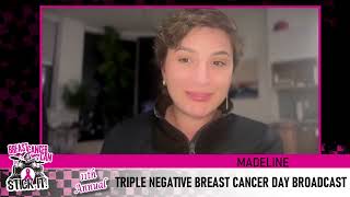 Madeline  Triple Negative Breast Cancer Survivor TNBC Broadcast 2024 [upl. by Norword]