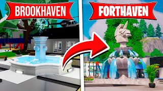 Did Fortnite COPY Roblox BROOKHAVEN [upl. by Hosea278]