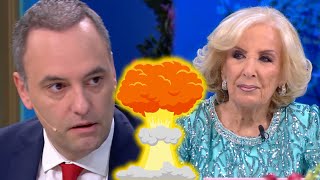 ¡FILOSA Mirtha atacó a preguntas a Adorni sobre la pobreza en Argentina y los despidos en el Estado [upl. by Hinch]