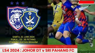 JADUAL JDT vs SRI PAHANG  LIVE JDT vs PAHANG  LIVE JDT  JDT LIVE [upl. by Walther]